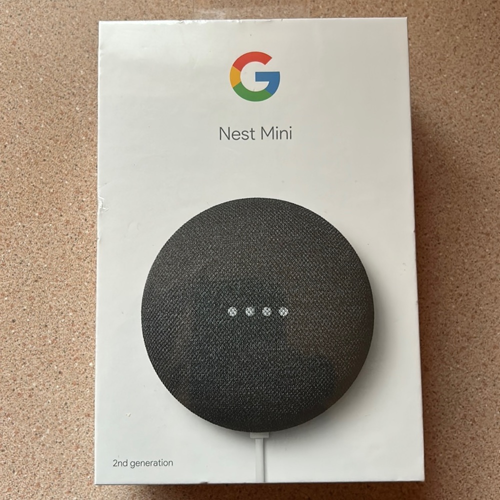 Google Nest Mini 2nd Generation NWT